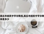 商丘市回民中学分数线,商丘市回民中学分数线是多少
