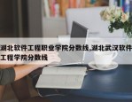 湖北软件工程职业学院分数线,湖北武汉软件工程学院分数线
