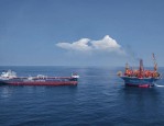 亚洲首艘圆筒型 FPSO 海葵一号即将迎来首船原油外输，北海开拓轮成好搭档