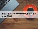 攀枝花学院2017录取分数线,攀枝花学院2020录取线