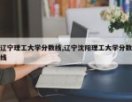 辽宁理工大学分数线,辽宁沈阳理工大学分数线