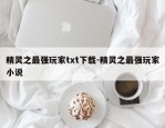 精灵之最强玩家txt下载-精灵之最强玩家小说