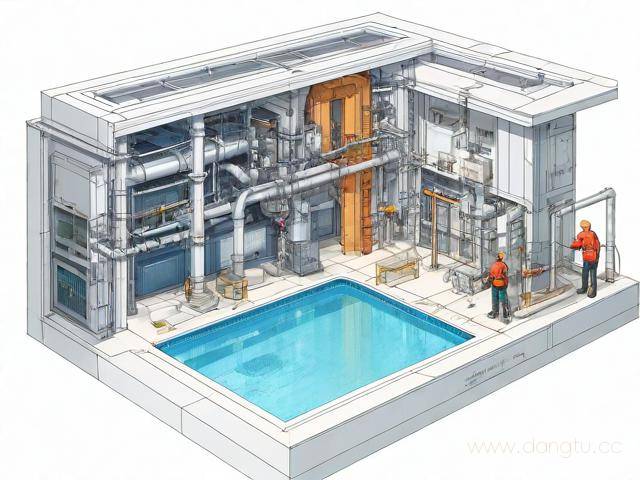 泳池设备机房怎么学看图,游泳池机房安装设备流程