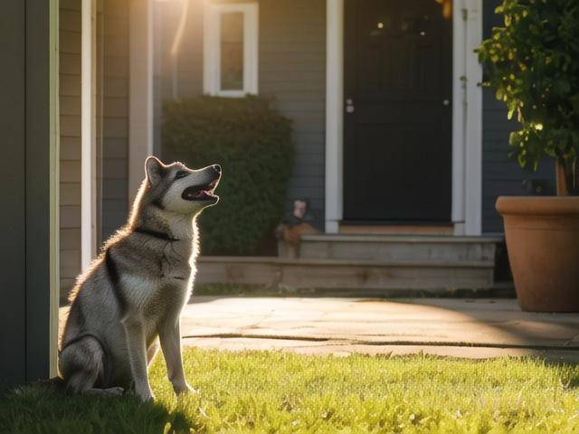 狗狗学狼叫是怎么回事,狗狗学狼叫对主人不好吗