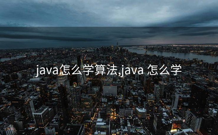 java怎么学算法,java 怎么学