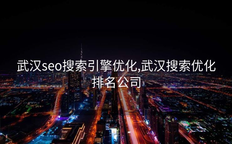 武汉seo搜索引擎优化,武汉搜索优化排名公司