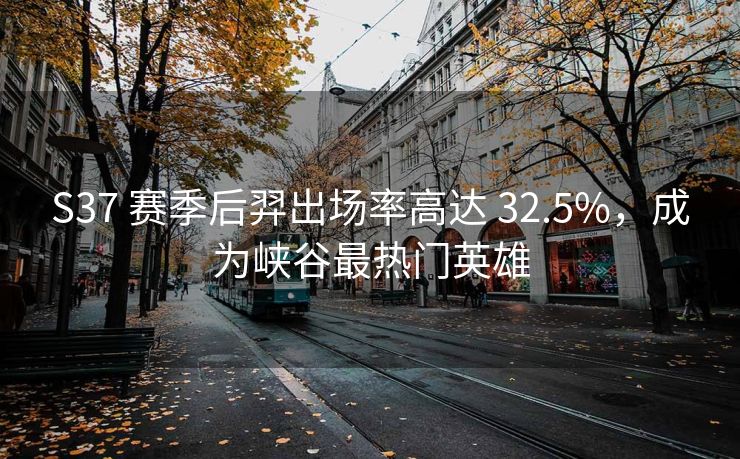 S37 赛季后羿出场率高达 32.5%,成为峡谷最热门英雄 S37 赛季后羿出场率高达 32.5%,成为峡谷最热门英雄