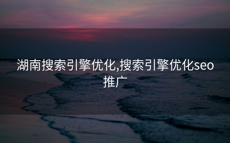 湖南搜索引擎优化,搜索引擎优化seo推广