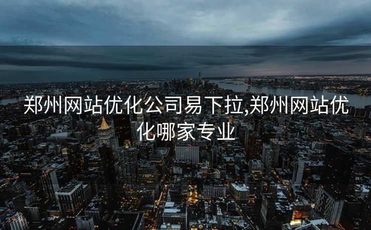 郑州网站优化公司易下拉,郑州网站优化哪家专业