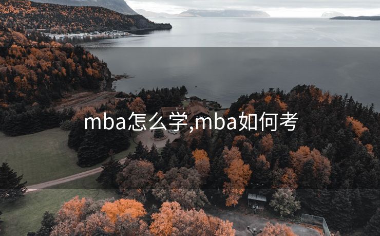 mba怎么学,mba如何考