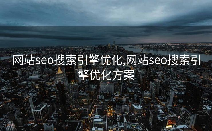 网站seo搜索引擎优化,网站seo搜索引擎优化方案