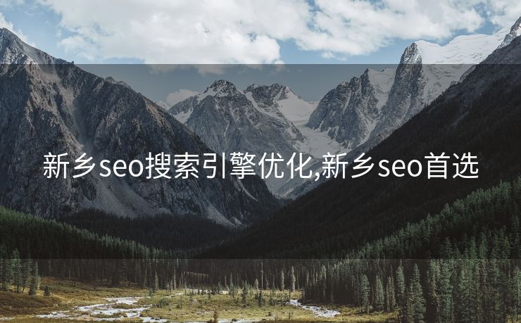 新乡seo搜索引擎优化,新乡seo首选