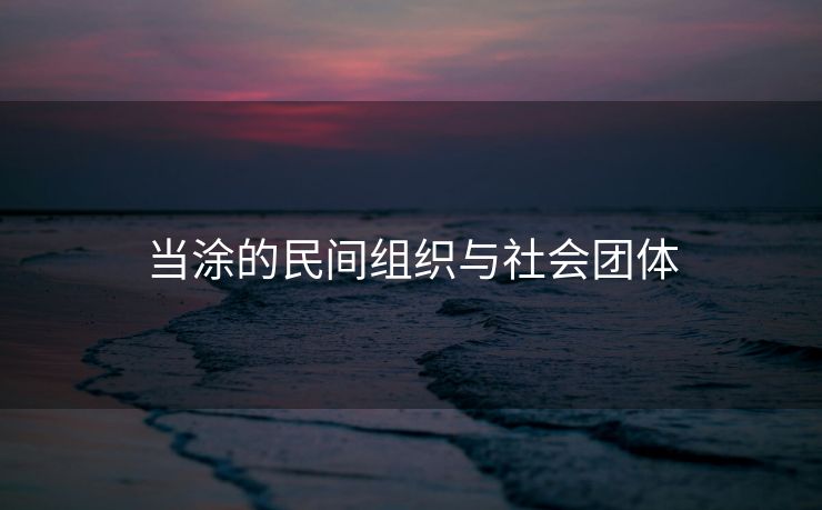 当涂的民间组织与社会团体