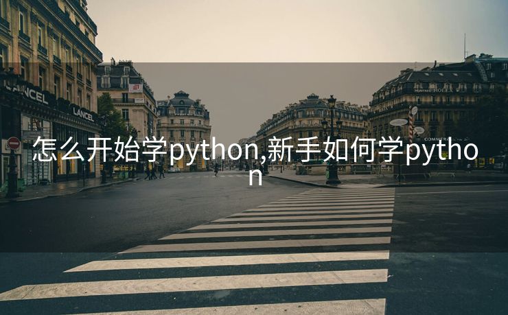 怎么开始学python,新手如何学python