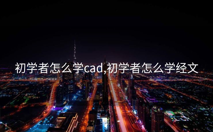 初学者怎么学cad,初学者怎么学经文
